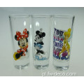 Mickey Shot Glass Ręcznie pomalowany szklankę